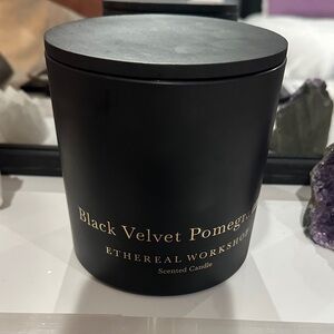 Black Velvet Pomegranate Scented Candle